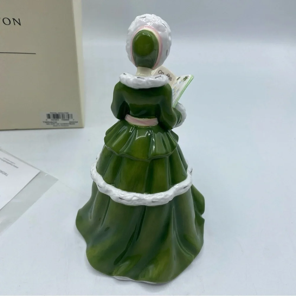 Royal Doulton Signed The Twelve Days Of Christmas Figurine ON THE 9th DAY Englan - Picture 5 of 7